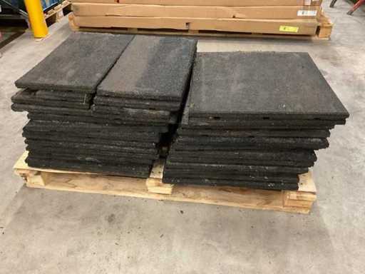 50x50cm Rubber tile (22x)