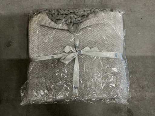 Lot Coco Maison Tracy Plaid 127x152cm grey (64x)