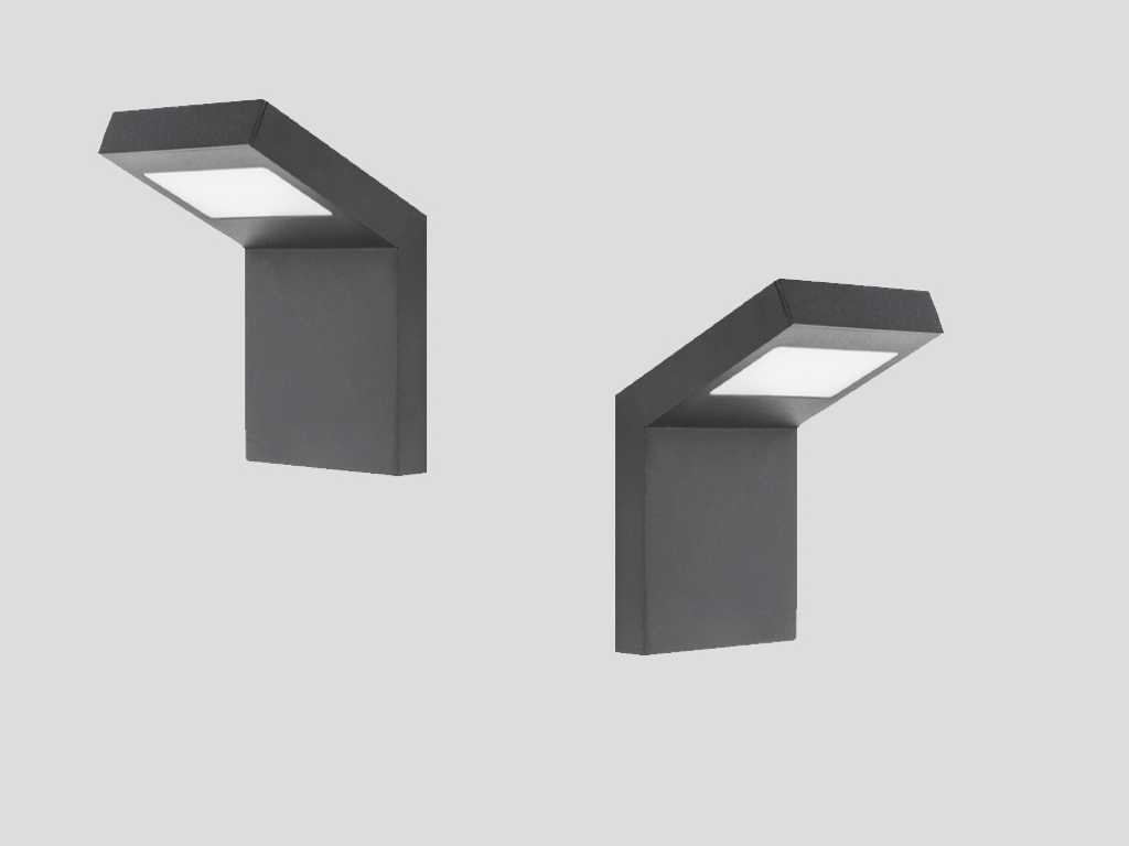 4 x GT design wall outdoor lamp black