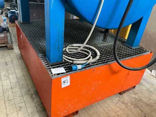Plateau goutte-à-goutte avec grille pardonnable