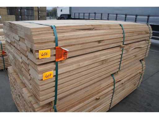 27.72 m² Oak cladding