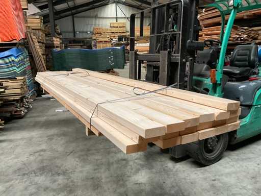 Planed spruce beam 325x12x4.5 cm (19x)