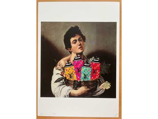 DEATH NYC : Caravaggio Boy with a Basket of Vuitton sprays