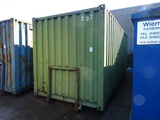 Poubelle à câble fermé