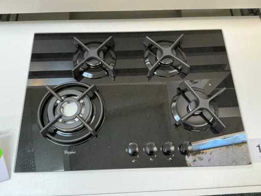 Whirlpool AKT5000 4-burner gas hob