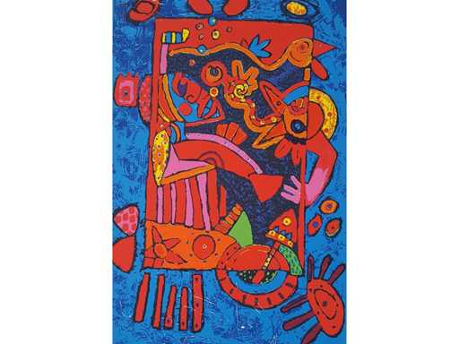 Zeefdruk Simon & Bruno ‘La Reine Amoureux’