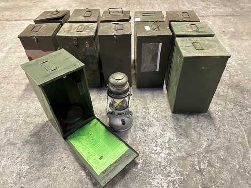 Lamp? cu kerosen în cutie de transport (12x)