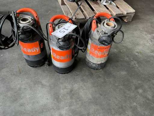 FLYGT - Ready 8 - Dirty water pumps, defective (3x)
