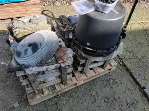 Natuurstenen waterornamenten met pomp incl. Ledverlichting