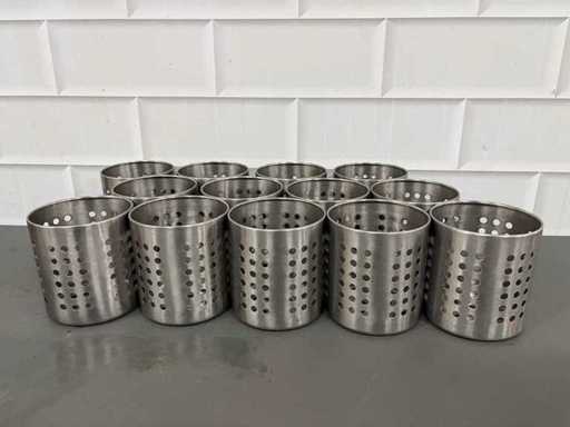 Uchwyt na kuchenne przybory ze stali nierdzewnej (13x)