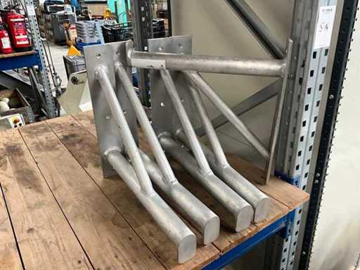 Aluminium-Wandhalterung (5x)