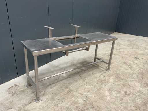 Tavolo da lavoro in acciaio inox