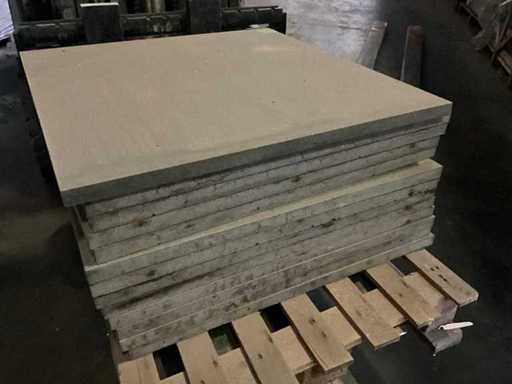 Natural stone garden tile (13x)