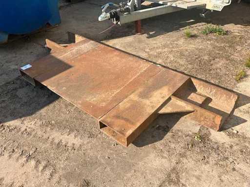 Przesuwany list / zamek poziomujący