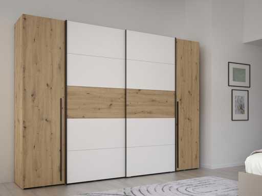 Armoire 4 portes 270 cm 