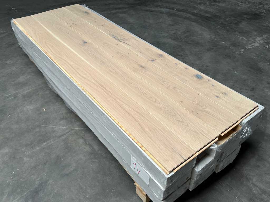 30,47 m2 Multiplank oak parquet XL - 2200 x 180 x 14 mm