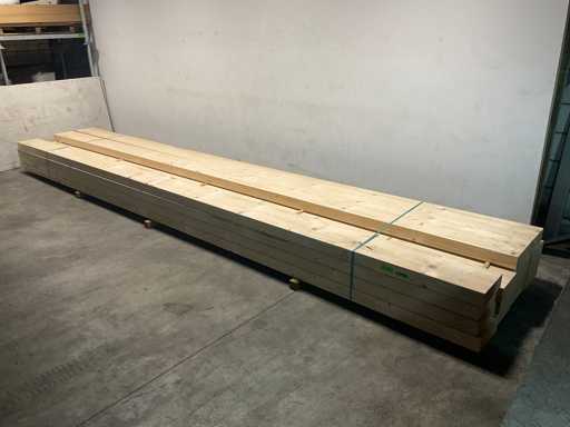 Trave di abete piallata 660x30x10 cm (5x)