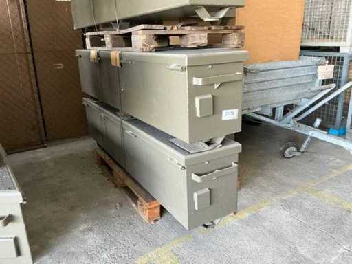 Transportkratten van aluminium (2x)