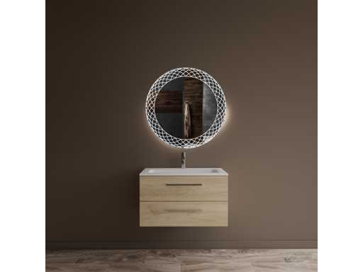 Gliss Design Onderkast 80 cm Apollo Licht Grijs Eiken Set