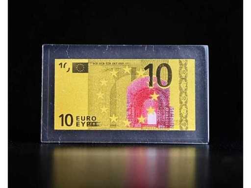 1/500 oz Goldbarren 10 Euro Banknote Feingold 999 Limitiert 50.000 + Zertifikat Gratis EU-Versand