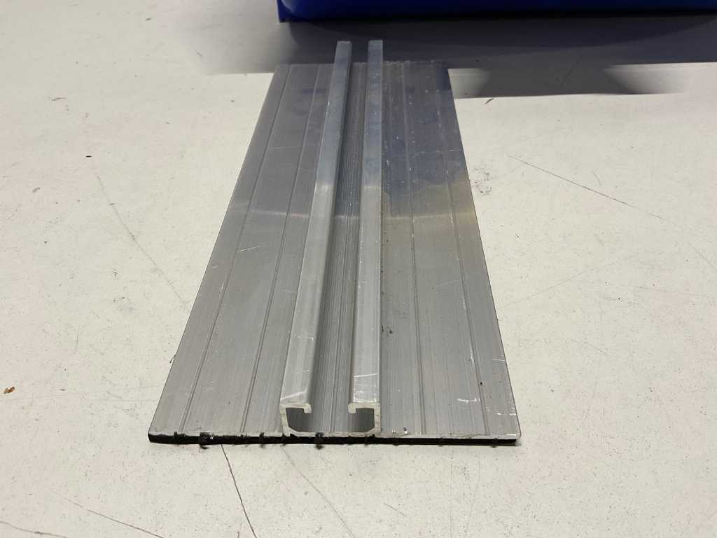 batch of aluminum mounting plates for solar panels (25 pieces)
