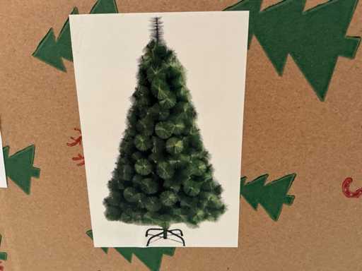 Weihnachtsbaum aus Kunststoff.