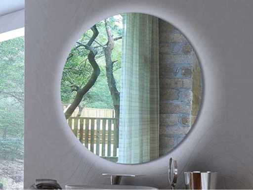 Mirror with indirect LED lighting 100cm