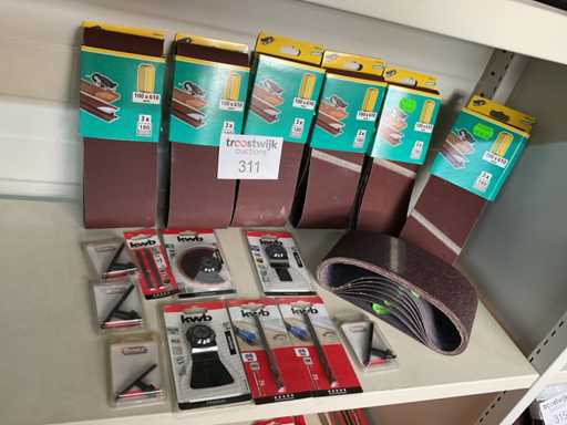 Schuurpapier zagen en boren