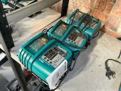 Chargeur de piles Makita DC18RA (3x)