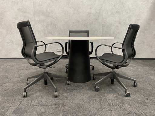 Asis/ Moooi - set de design pentru 3 persoane Ø110