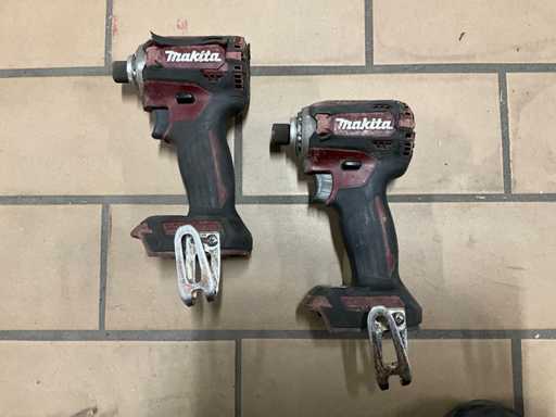 2021 Makita DTD171 accu slagschroevendraaier (2x)
