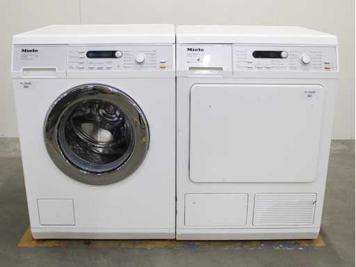 Miele W 5847 SoftCare System Washing Machine & Miele T 8847 WP SoftCare System EcoComfort Dryer