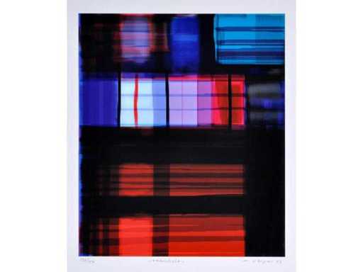 Illegible signed - Window light - silkscreen 