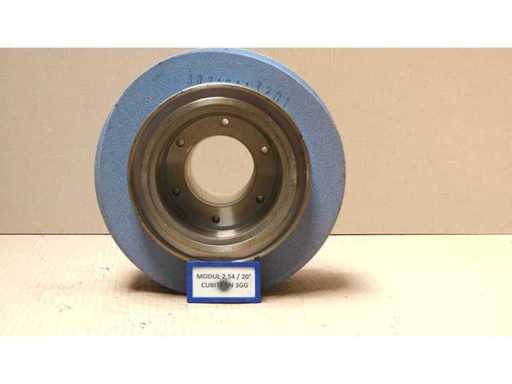 Reishauer RZ 400 / 800 / 1000 - Module 2,54 EW 20° 3GG Cubitron - Draagflens inclusief slijpschijfflens