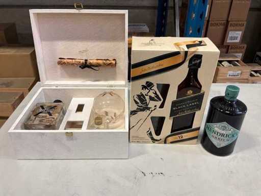 Lotto di whisky e gin