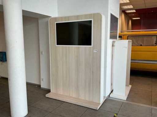 Presentatieplank met scherm