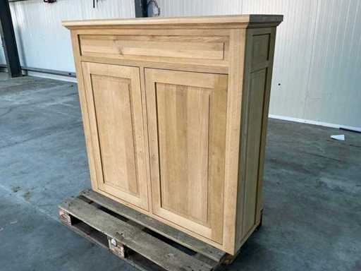 Dębowa szafka podstawowa / kredens 121x125x38,5cm