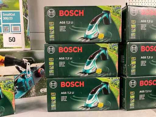 Bosch AGS 7,2 LI Accu grasschaar (3x)