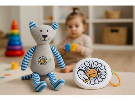 *NUOVI BENI* Peluche e giocattoli, gatto, tasca (210 pezzi)