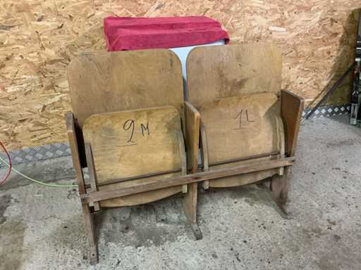 Theatre chair 2-seater