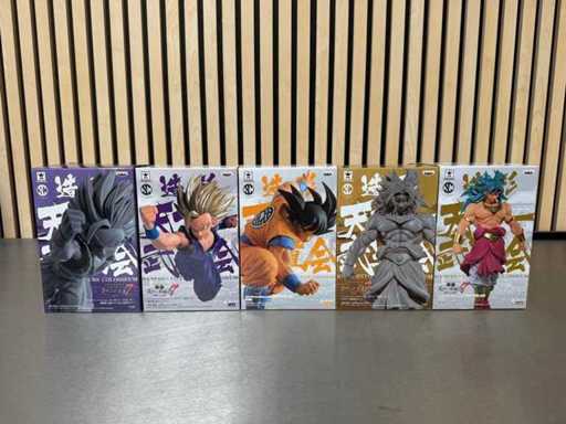 Banpresto - Dragon Ball SCultures / figurine de la collection Tenkaichi Budokai (5x)