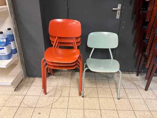 Kantinestoelen (6x)