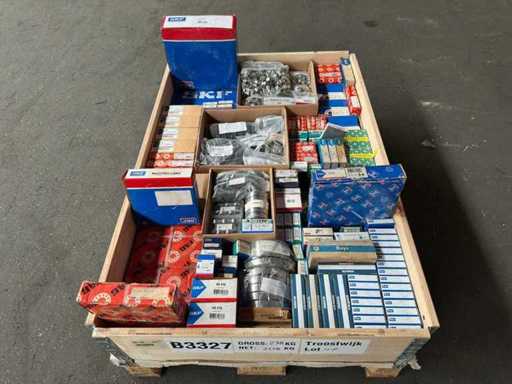 SKF, FAG, INA, Koyo, Torrington, NSK, NTN, RHP - Charge verschiedener Lager 208KG