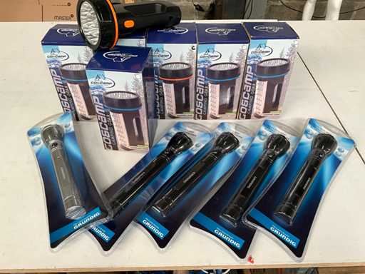 Grundig & Go&Camp Diverses lampes torches (11x)