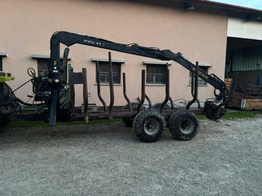 PALMS 665 Forestry trailer with crane