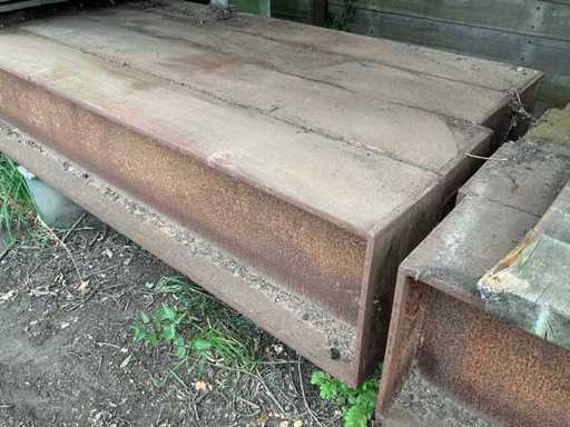 HE-A 500 Stahlträger 8 und 6,4 m lang (12x)