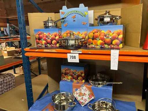 12-piece GSW cooking pot set