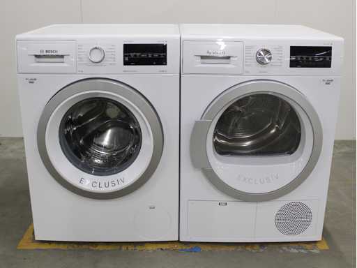 Bosch Series|6 VarioPerfect EcoSilence Drive Waschmaschine & Bosch Series|6 Exclusive Trockner
