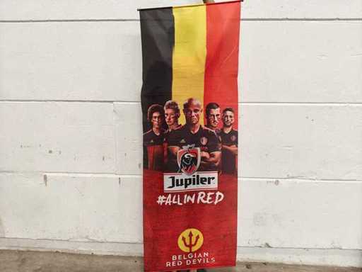 Jupiler - Bandiera dei Diavoli Rossi / bandiera - Jupiler