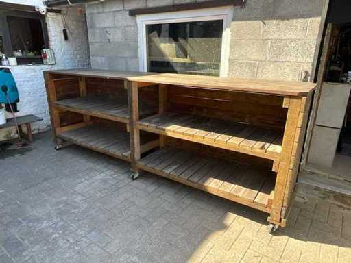 Mobilier de bar en bois